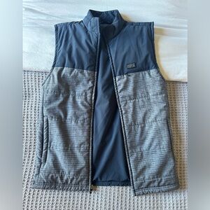 Travis Mathew Blue and Gray Vest